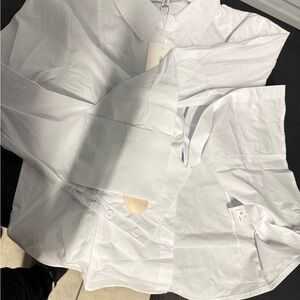 Classic White Women's Dress Shirt